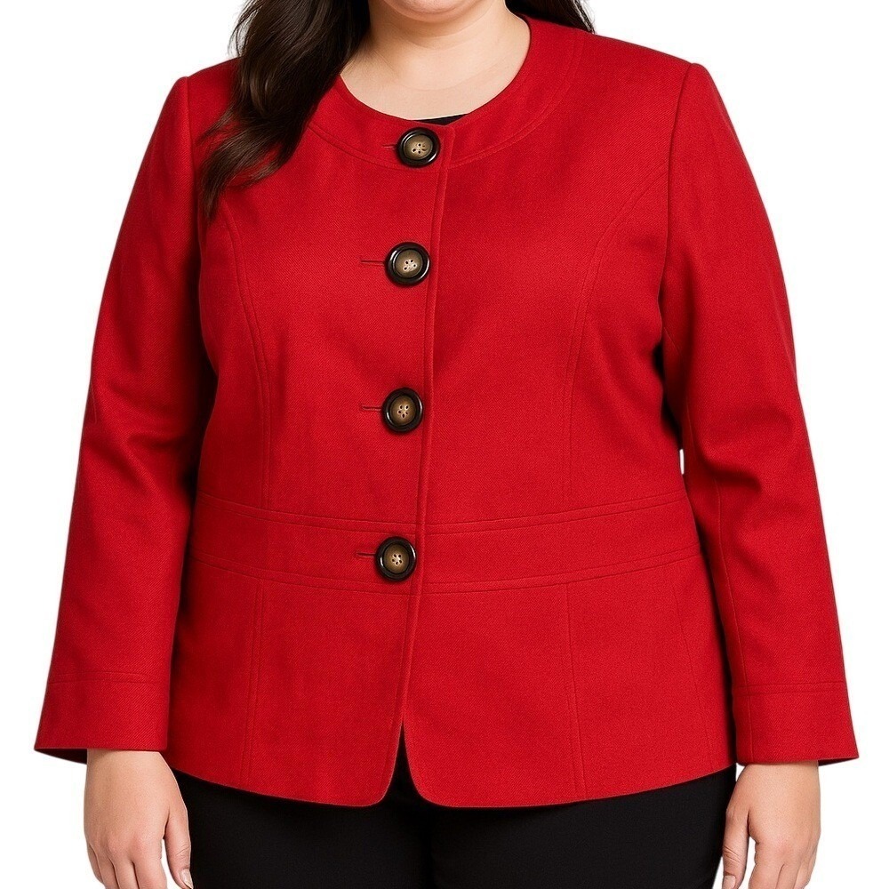 VTG Chadwicks Red Jacket Women's Size 18W